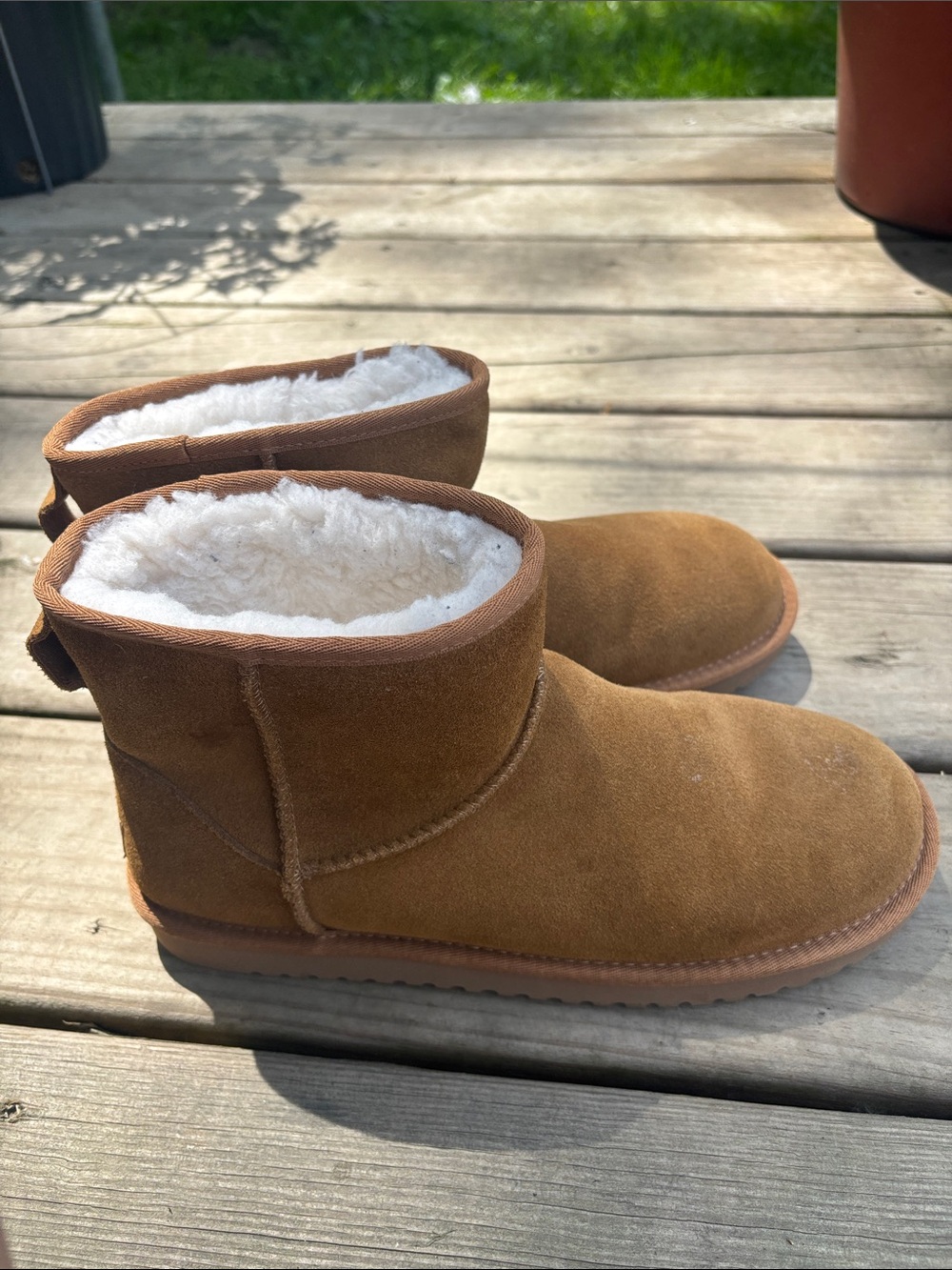 Koolaburra by UGG Chestnut Brown Suede Ankle Boot